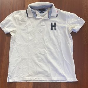 Men’s white polo shirt
